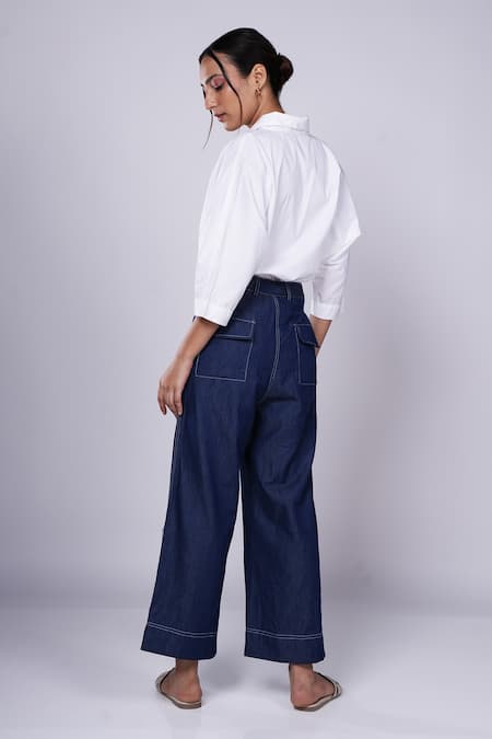 Diksha Khanna Overlap Panel Top With Pant 