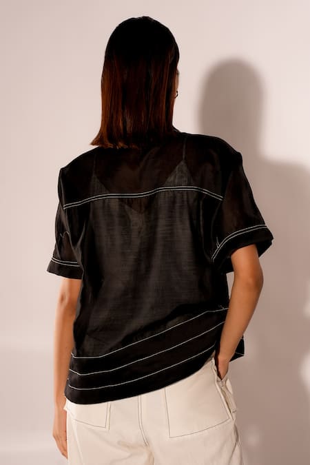 Diksha Khanna Sheer Shirt Pant Set 