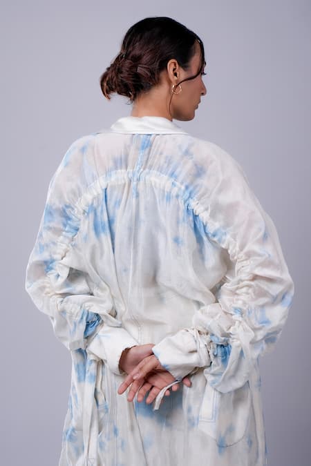 Diksha Khanna Tie-Dye Pattern Robe With Top 