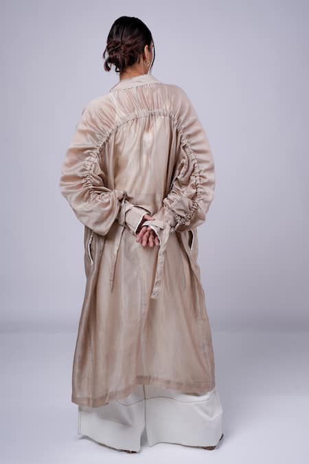 Diksha Khanna Plain Robe With Top 