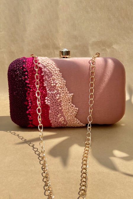 Vintage Pink Evening Bag, Glamorous Beaded Pink Clutch Bag EB-0385 - Etsy | Pink  clutch bag, Bags, Evening bags