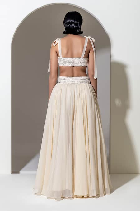 Kusmi Organza Embellished Bralette 