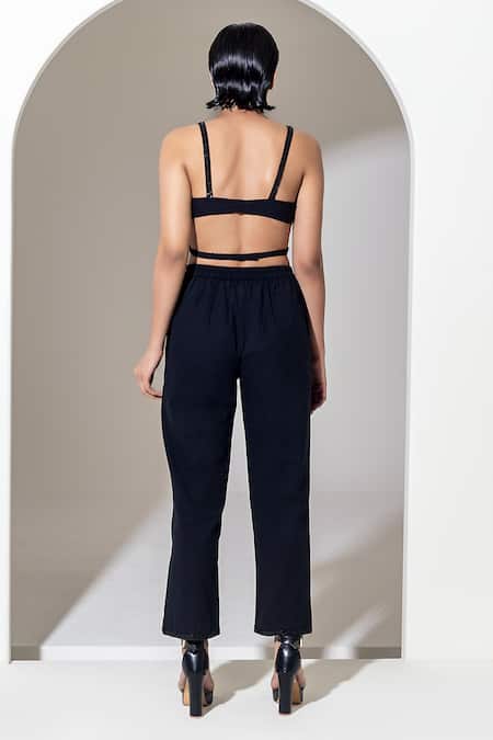 Kusmi Sequin & Bead Embroidered Hem Pant 