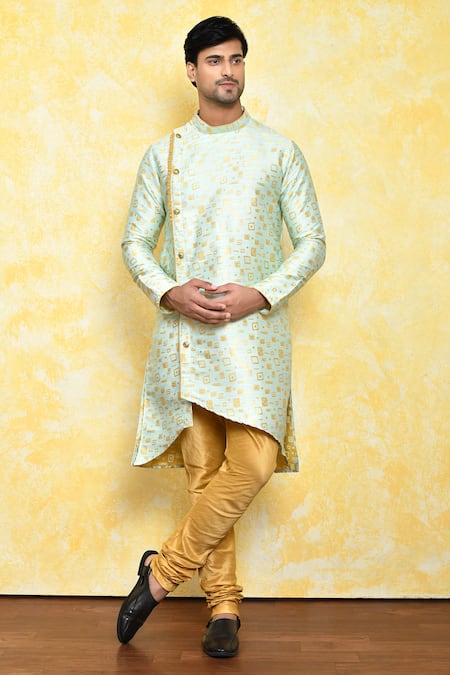 Arihant Rai Sinha Asymmetric Kurta & Churidar Set 