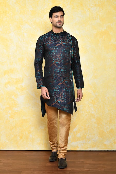 Arihant Rai Sinha Asymmetric Kurta & Churidar Set 