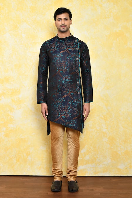 Arihant Rai Sinha Asymmetric Long Sleeve Kurta 