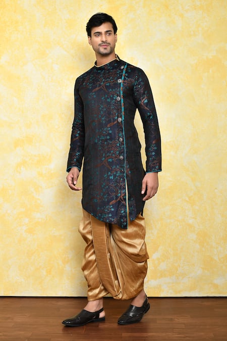 Arihant Rai Sinha Asymmetric Kurta & Dhoti Pant Set 