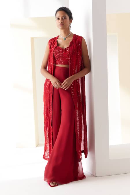 Mishru Ezili Felix Fleur Jacket Flared Pant Set 