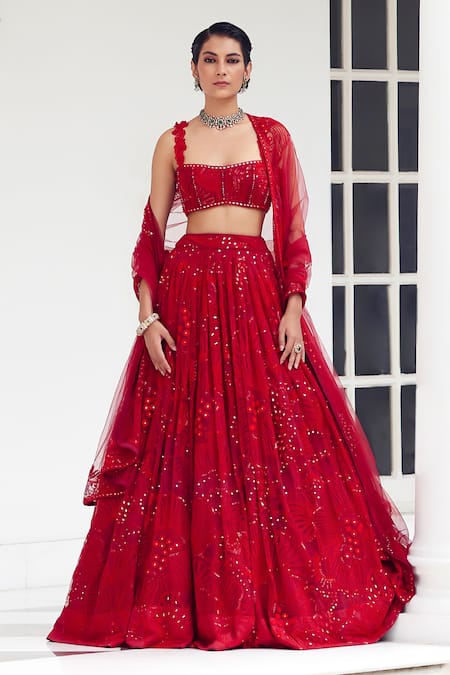 Mishru Kai Callista Embroidered Bridal Lehenga Set 