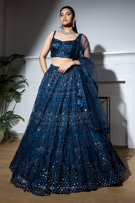 MeenaGurnam Jharokha Embroidered Lehenga Set 