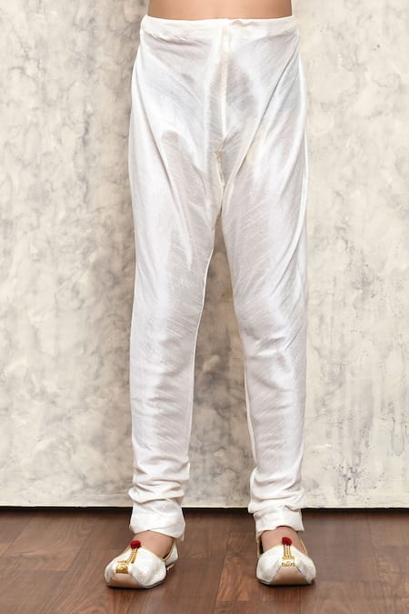 Petite Pomme_Grey Polyester Sequins Foliage Crest Print Thread Work Kurta Set _Online_at_Aza_Fashions