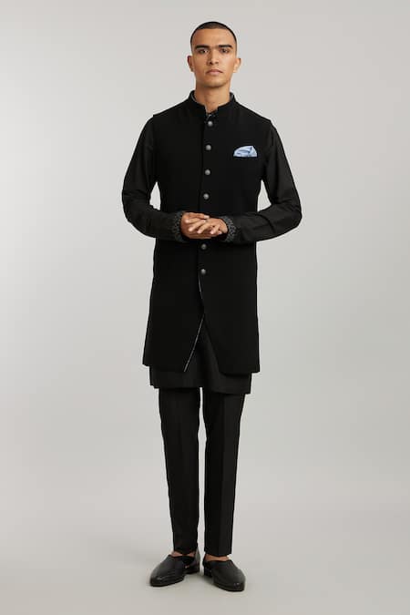 BUBBER COUTURE Luciano Sleeveless Sherwani 