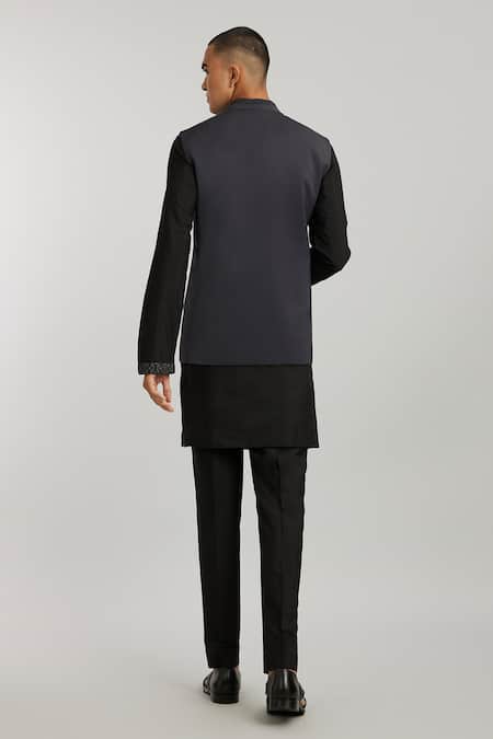 Bubber Couture Grey Sleeveless Bundi 