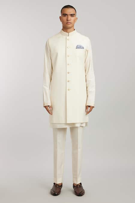 Bubber Couture Aurelio Collar Embroidered Sherwani 