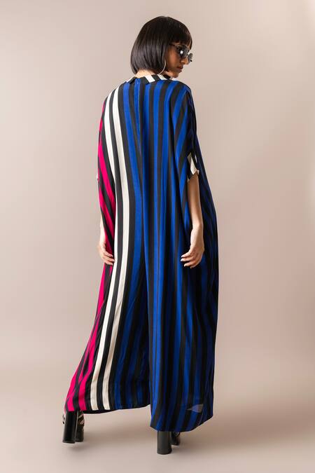 Nupur Kanoi Stripe Print Flared Jumpsuit 