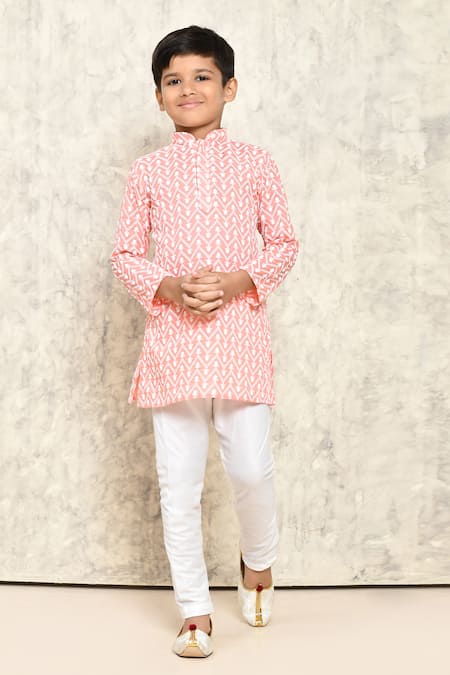 Petite Pomme Jaal Embroidered Kurta 
