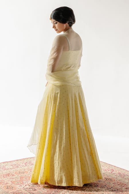 Roohbyridhimaa Iraani Sequin Work Lehenga Set 