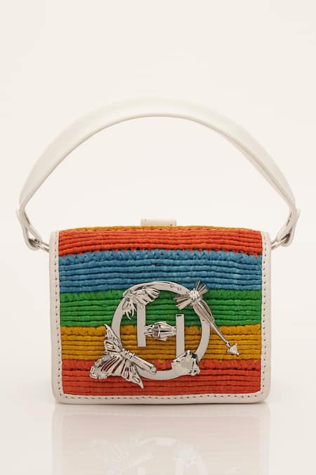 The Sak Multi-Colored Hobo Shoulder Bag Striped Crochet Rainbow Purse NWOT  - BAO, La Revista de Bilbao