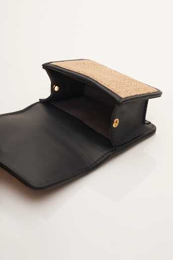 Shop_Outhouse_Black Oh V Furbie Jute Bag _Online_at_Aza_Fashions
