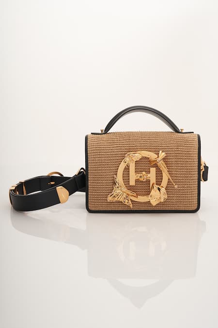 Outhouse Midi Disco Jute Bag 