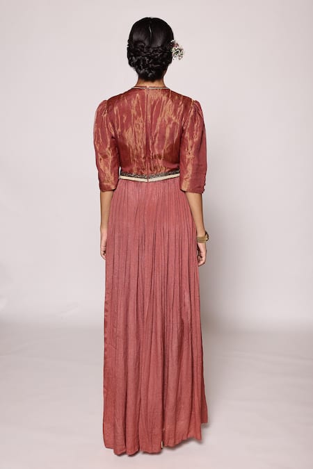 Abstract By Megha Jain Madaan Nalki Fleur Embellished Jumpsuit 