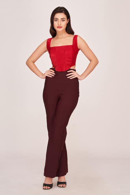 House of Varada Panelled Corset With Trouser 