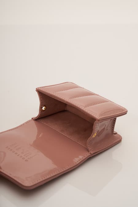 Outhouse_Pink Oh V Furbie Rectangle Shaped Nano Bag _at_Aza_Fashions