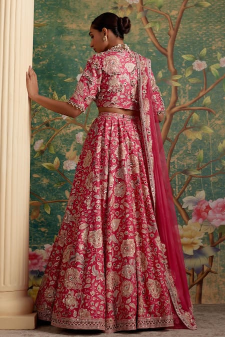 Ridhi Mehra Starlet Embroidered Blouse Bridal Lehenga Set 