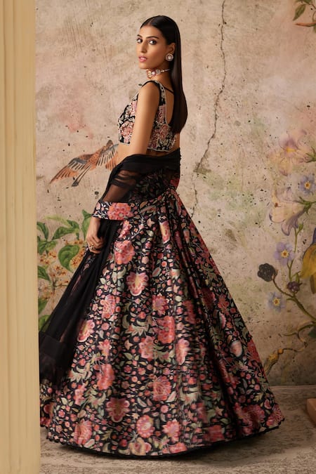 Ridhi Mehra Demi Floral Print Lehenga Set 