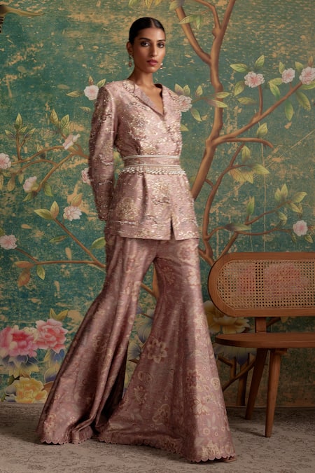 Ridhi Mehra Icon Floral Print Jacket Pant Set 