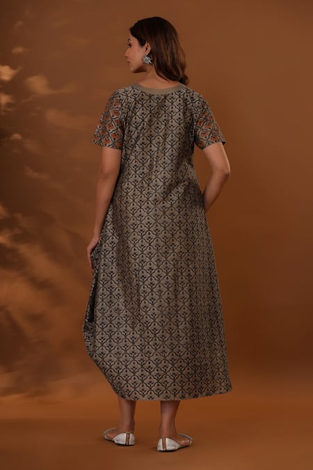 The Home Affair Handpainted Floral Dress 