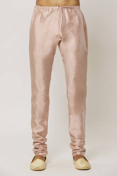 Arihant Rai Sinha Pink Silk, Chanderi Sequins Embellished Sherwani With Churidar at Aza Fashions Arihant Rai Sinha_Pink Silk, Chanderi Sequins Embellished Sherwani With Churidar _at_Aza_Fashions