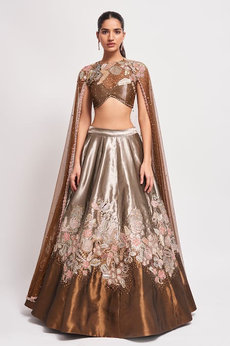 Aisha Rao Mirage Embellished Lehenga Cape Set 