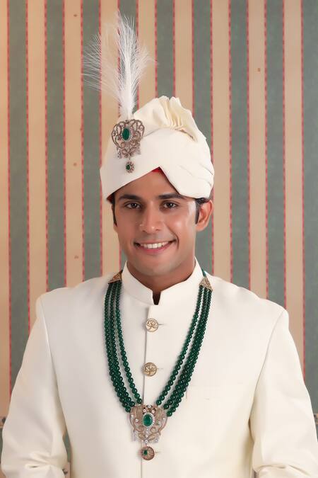 Cosa Nostraa_Green Embroidery Minimal Magic Kalangi _Online_at_Aza_Fashions