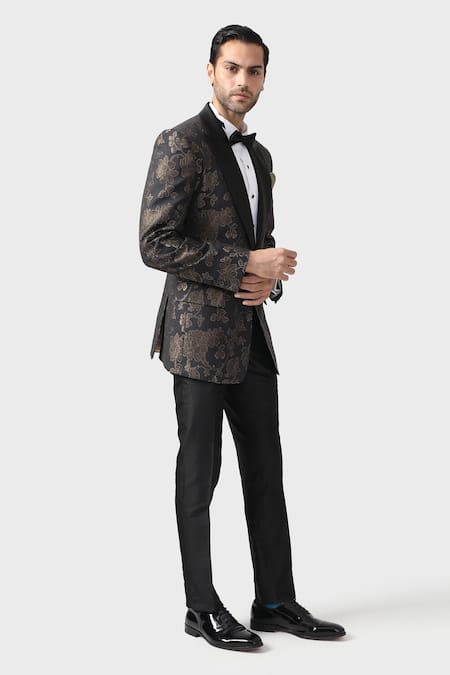 Mens patterned sale tuxedo jacket