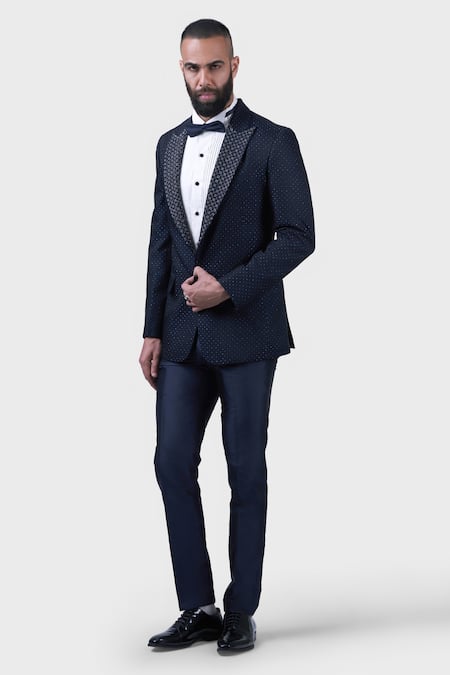 Raghavendra Rathore Jodhpur Embroidered Tuxedo Jacket 