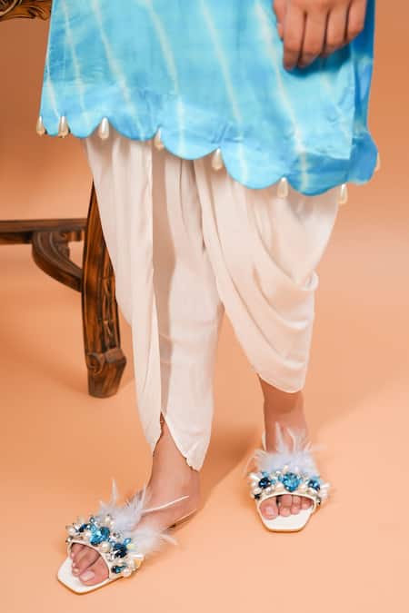 The Episode Sky Storm Jewel Embellished Flats 