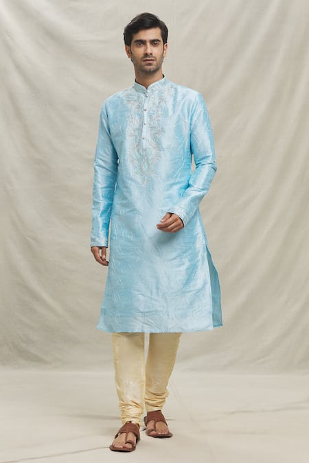 Arihant Rai Sinha Fleur Thread Embroidered Kurta Set 