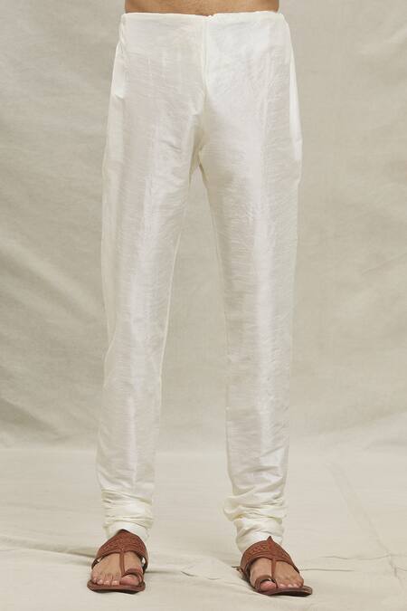 Shop Arihant Rai Sinha Blue , Satin Embroidery Blossom Placket Kurta Set Online at Aza Fashions Shop_Arihant Rai Sinha_Blue , Satin Embroidery Blossom Placket Kurta Set _Online_at_Aza_Fashions