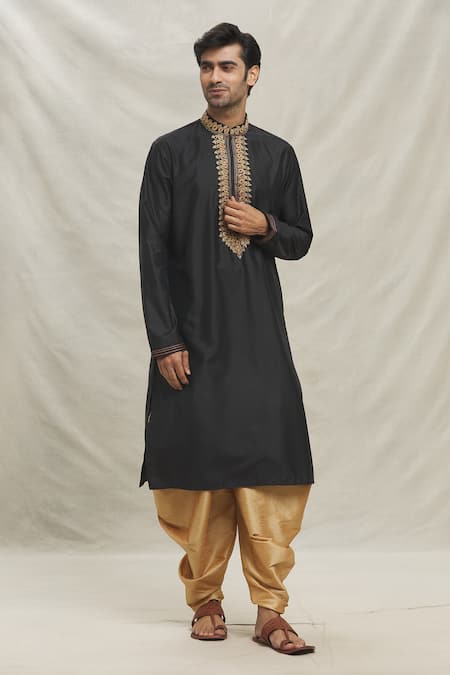 Arihant Rai Sinha Zari Embroidered Kurta With Dhoti Pant 