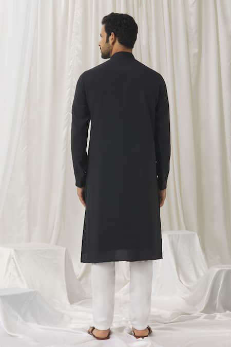 Aariyana Couture Embroidered Placket Kurta With Pant 