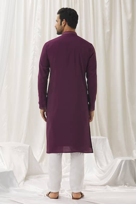 Aariyana Couture Placement Embroidered Kurta With Pant 