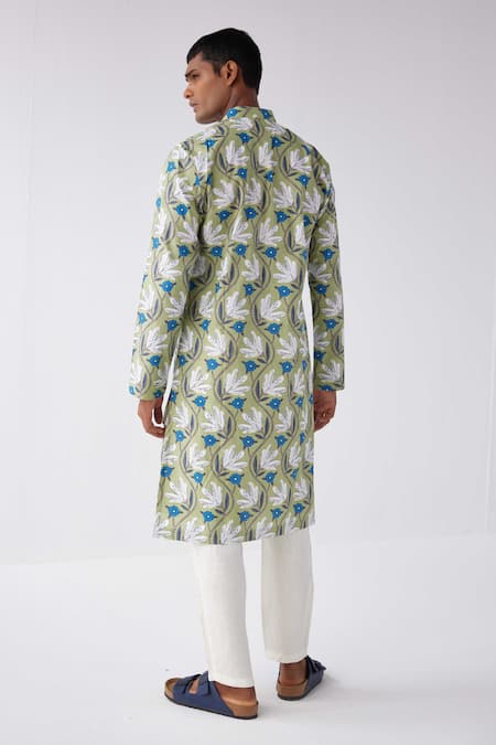 Label Kheerganga Tulip Flower Print Kurta 