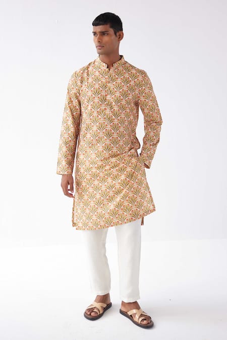 Label Kheerganga Mughal Floral Print Kurta 