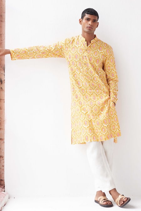 Label Kheerganga Floral Print Kurta 