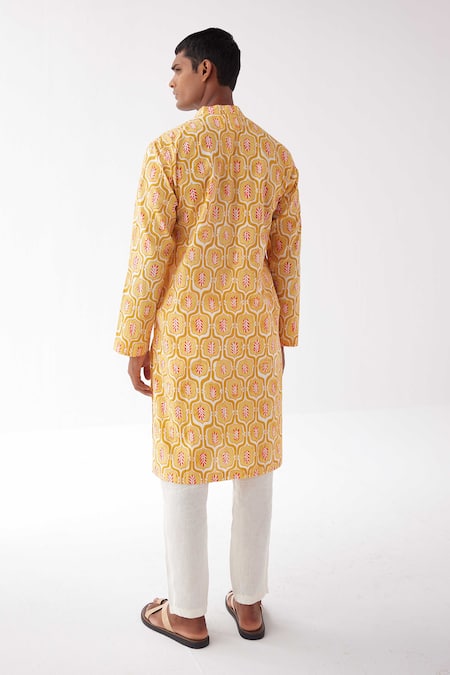 Label Kheerganga Floral Print Kurta 