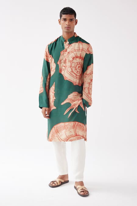 Label Kheerganga Sandy Shore Printed Kurta 