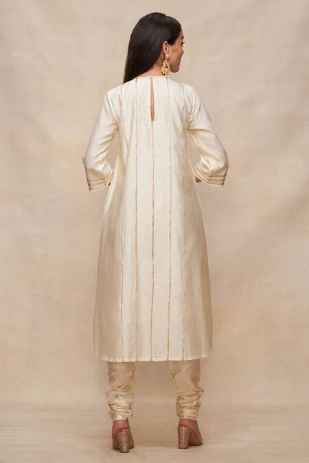 Gulabo By Abu Sandeep Gota Work A-Line Kurta 