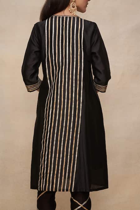 Gulabo By Abu Sandeep Chanderi Gota Work Tunic 