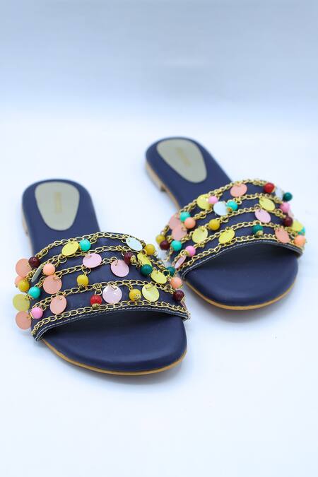 Juicy Couture Yummy Slide Sandal in Rainbow Beaded - NWOB Size undefined -  $29 New With Tags - From Kayla